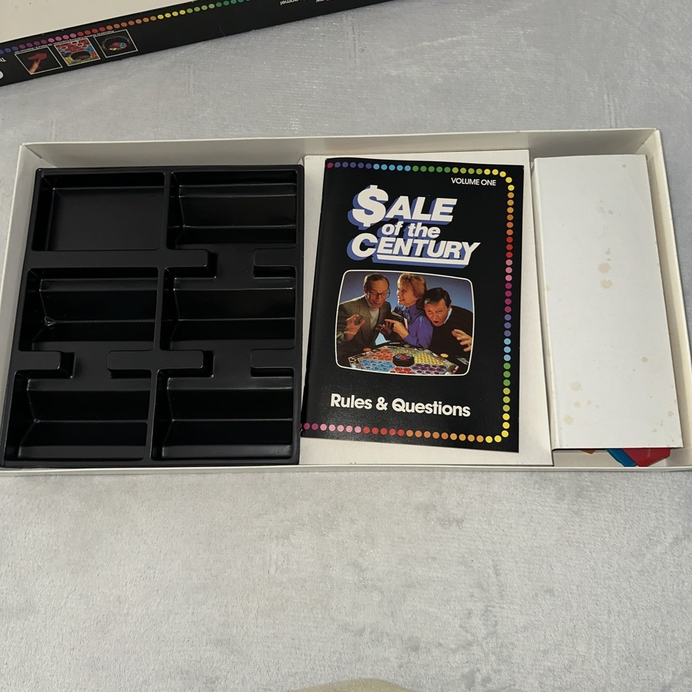 Vintage Sale Of‎ The Century Electronic Game 1986 Complete Unused Open Box - Picture 6 of 13